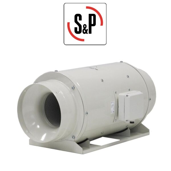 S&P schallgedämmter Rohrventilator TD-2000/315 Silent 3V