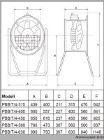 S&P Standventilator PBT/4-450/32