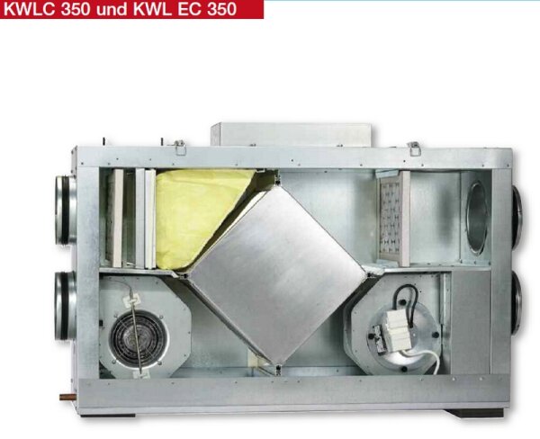 Helios Zentral-Lüftungsgerät KWLC 350 LWW