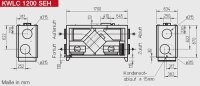 Helios Zentral-Lüftungsgerät KWLC 1200 SEH