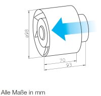Helios Rohreinschubventilator REW 90 K
