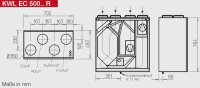 Helios Lüftungsgerät KWL EC 500 ECO R