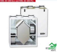 Helios Lüftungsgerät KWL EC 200 ECO R