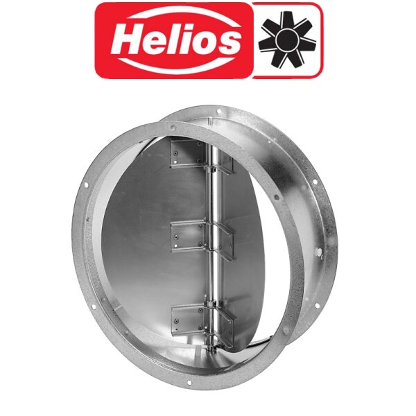 Helios Rohr-Verschlußklappe RVS
