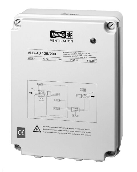 Helios 3-Stufen Drehzahlsteuerung AS 125/200