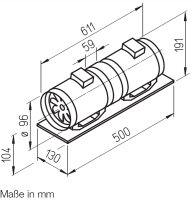 Helios Multivent-Rohrventilator MV 100 B
