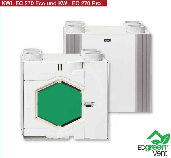 Helios Lüftungsgerät KWL EC 270 ECO L