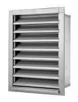 Wetterschutzgitter Kombination Aluminium mit...