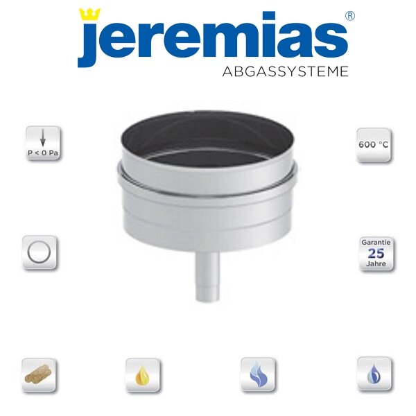 EW-fu Kondensatschale mit Ablauf nach unten