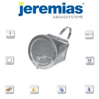 EW-fu Zugregler Edelstahl mit Stutzen und Spannband...