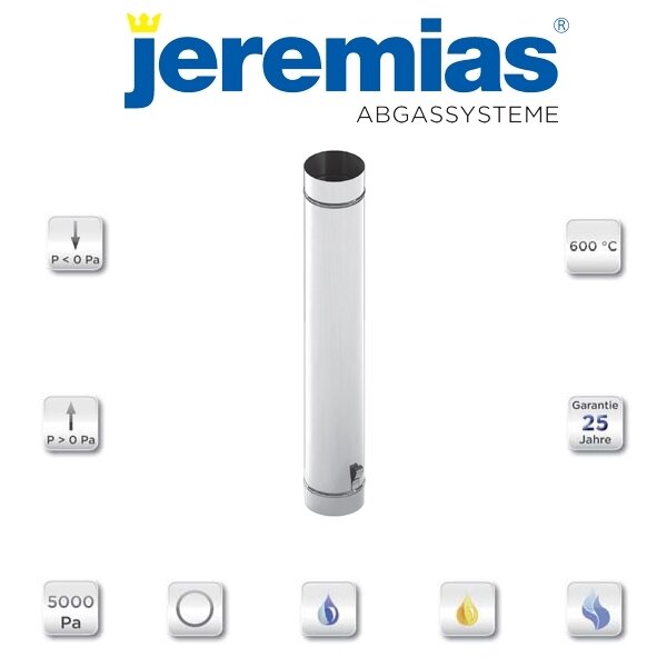 EW-kl Längenelement 1000 mm mit Ablassschlaufe