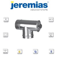 TWIN T-Stück 87° mit Revisionsdeckel