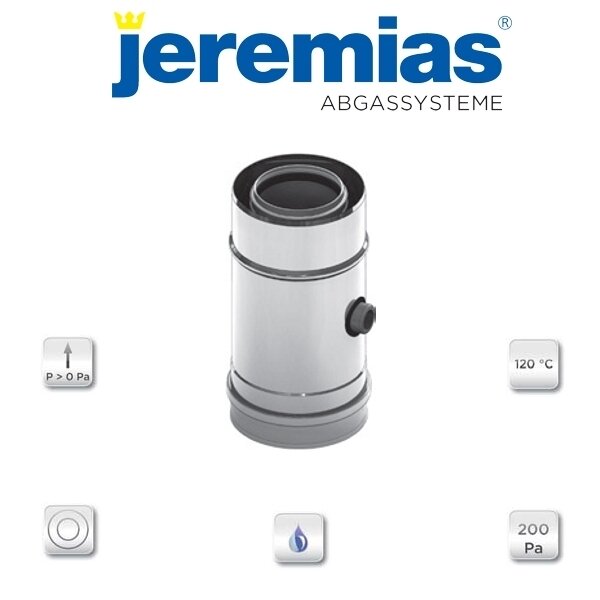 TWIN-p Kondensatablauffalle für senkrechten Einbau DN