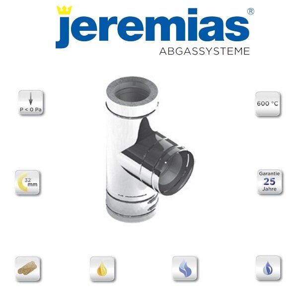 DW-fu T-Anschluss 87° mit Wassernase