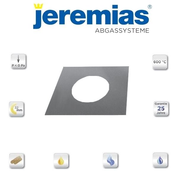 DW-fu Deckenblende für Hinterlüftung, einteilig Edelstahl 1- 65°