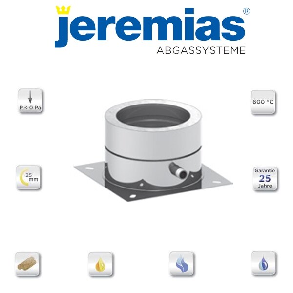 DW-eco 2.0 Grundplatte für Sockelmontage mit 1/2" Außennippel