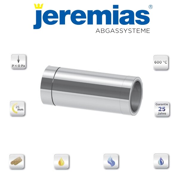 DW-eco 2.0 Längenelement 1000 mm mit integriertem Wandfutter