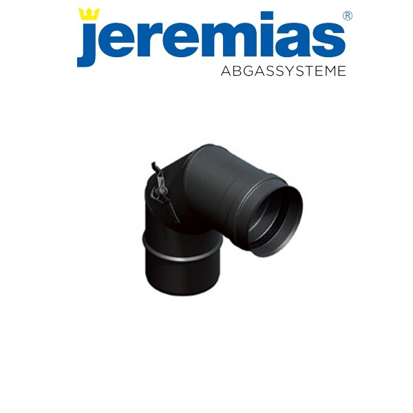 Pellets-Verbindungsleitung Winkel 90° starr mit Revision