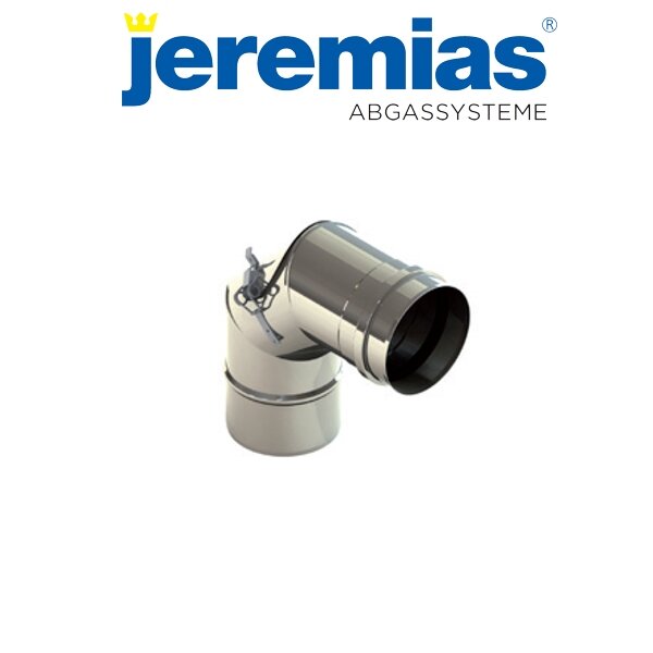 Pellets-Verbindungsleitung Winkel 90° starr mit Revision