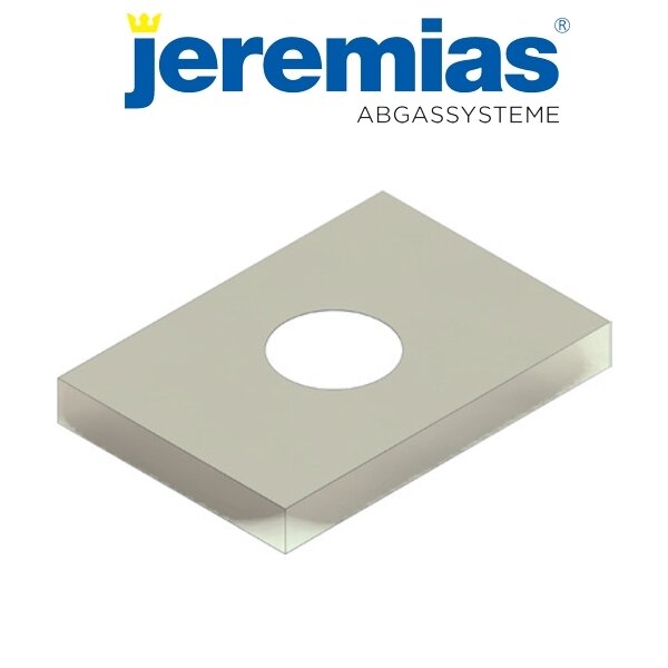 Kaminabdeckplatte Ausschnitt rund, ohne Stutzen