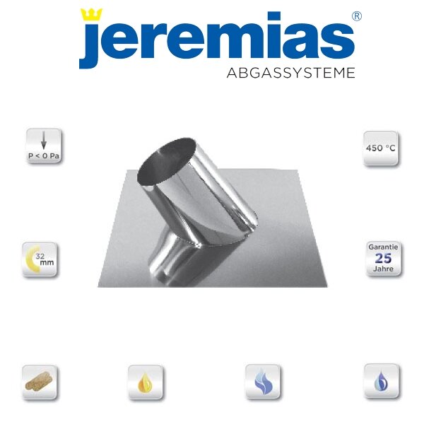 DW-vision Dachdurchführung Edelstahl 16°- 25°