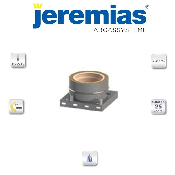 DW-mammut Grundplatte mit 1/2“ Außennippel