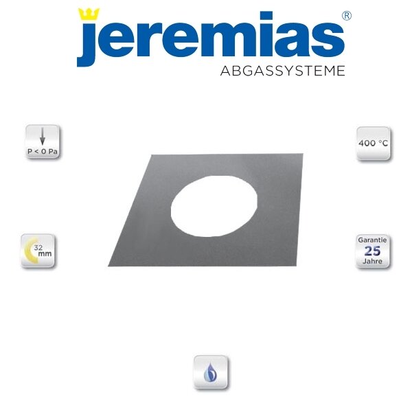 DW-mammut Deckenblende für Hinterlüftung, einteilig Edelstahl 1- 65°