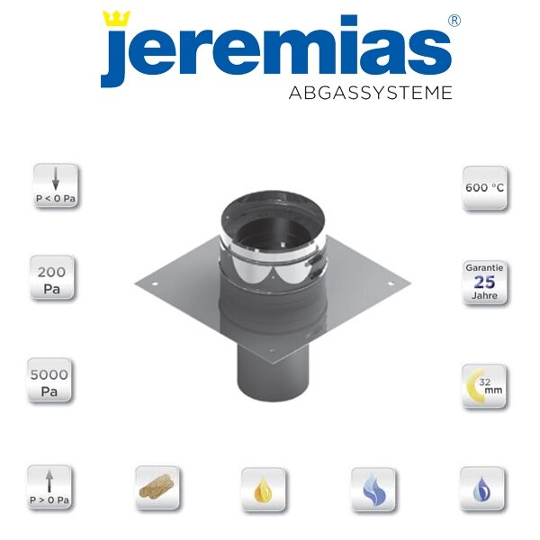 DW-kl Grundplatte für Kaminerhöhung mit Hinterlüftung