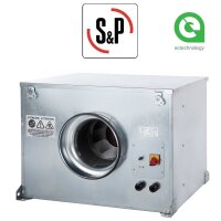 S&P Schallgedämmte Lüftungsbox CAB-200 Ecowatt
